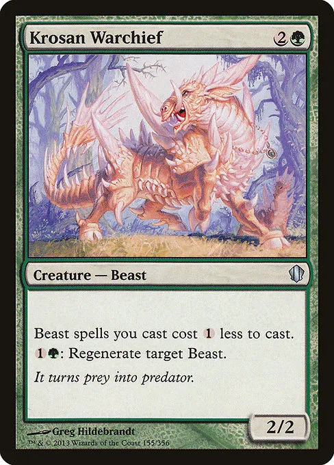 Krosan Warchief · Commander 2013 155/356