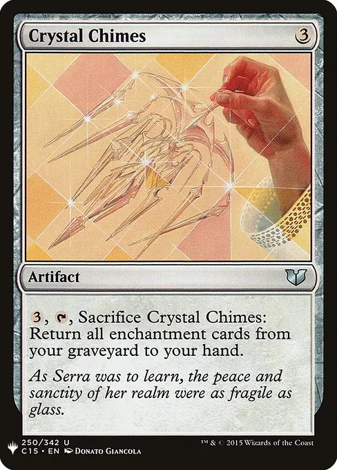Crystal Chimes · The List C15-250/5050