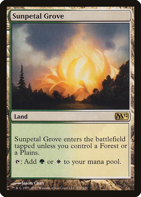Sunpetal Grove · Magic 2012 229/249