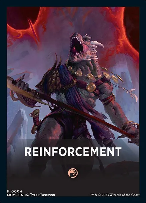 Reinforcement · March of the Machine Jumpstart Front Cards 4/5
