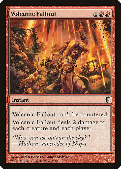 Volcanic Fallout · Conspiracy 157/210