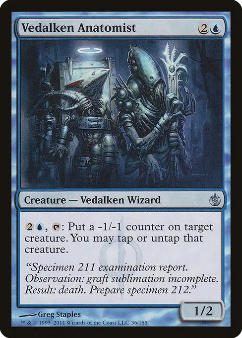 Vedalken Anatomist · Mirrodin Besieged 36/155
