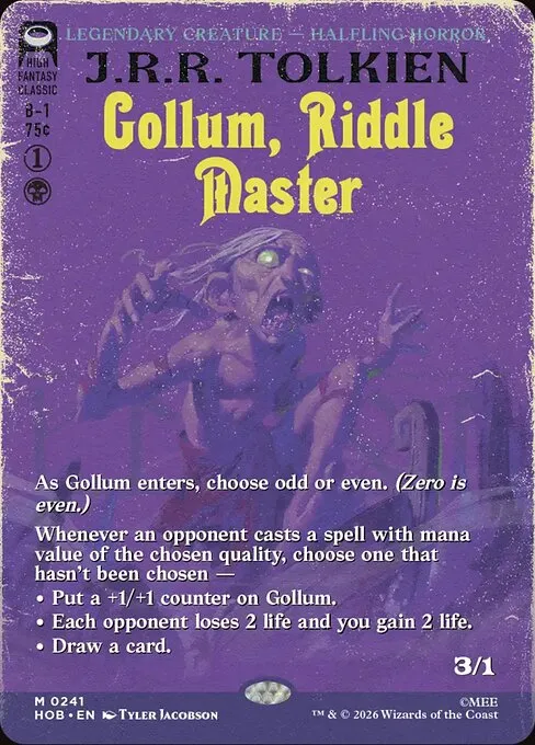 Gollum, Riddle Master · The Hobbit 241/39