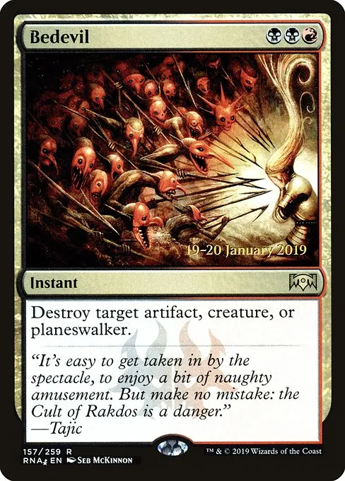 Bedevil · Ravnica Allegiance Promos 157s/81