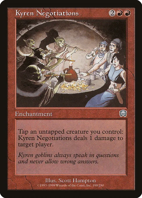 Kyren Negotiations · Mercadian Masques 198/350