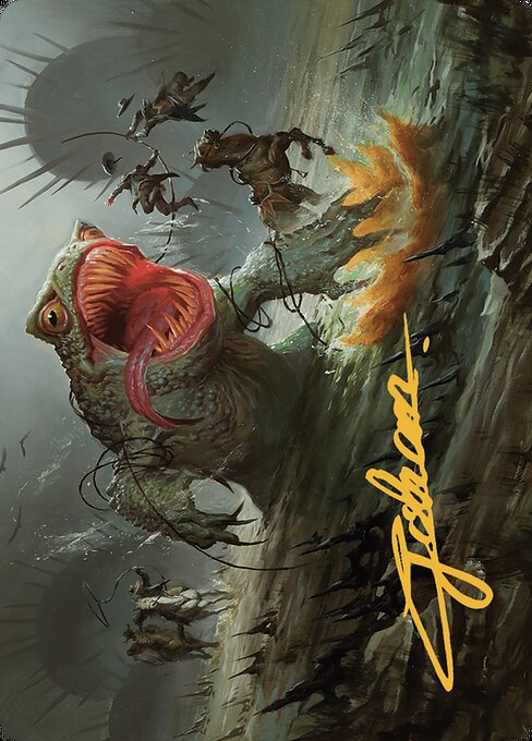 The Gitrog, Ravenous Ride // The Gitrog, Ravenous Ride · Outlaws of Thunder Junction Art Series 22/54