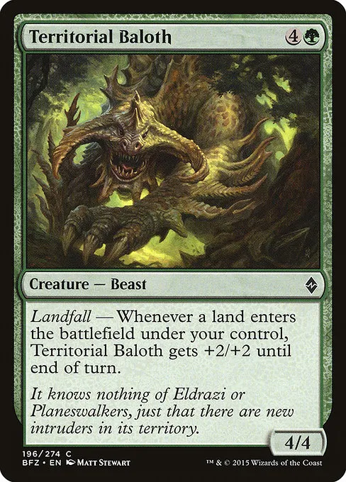 Territorial Baloth · Battle for Zendikar 196/299