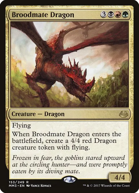 Broodmate Dragon · Modern Masters 2017 153/249