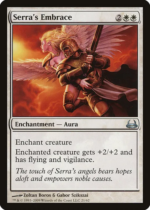 Serra's Embrace · Duel Decks: Divine vs. Demonic 21/62