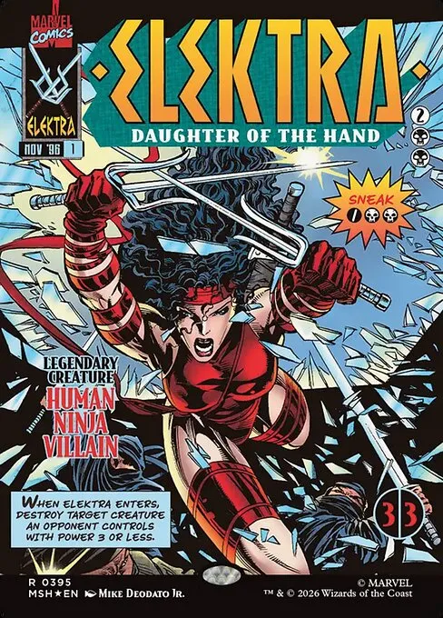 Elektra, Daughter of the Hand · Marvel Super Heroes 395/24