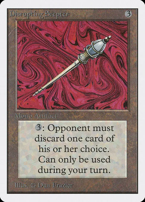 Disrupting Scepter · Unlimited Edition 243/302