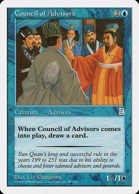 Council of Advisors · Portal Three Kingdoms 40/180