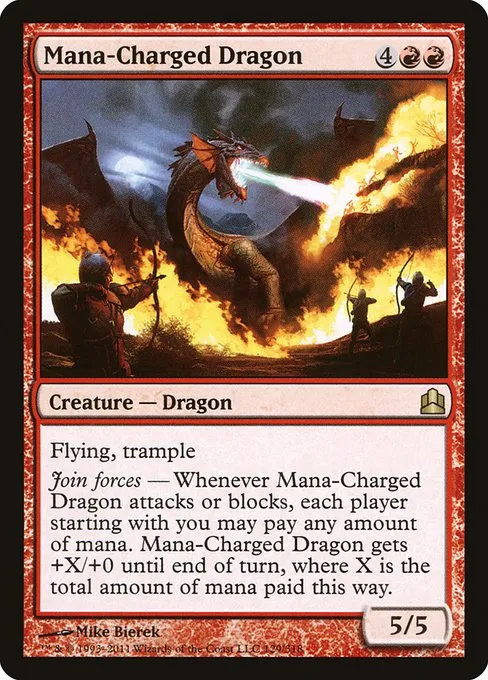 Mana-Charged Dragon · Commander 2011 129/318