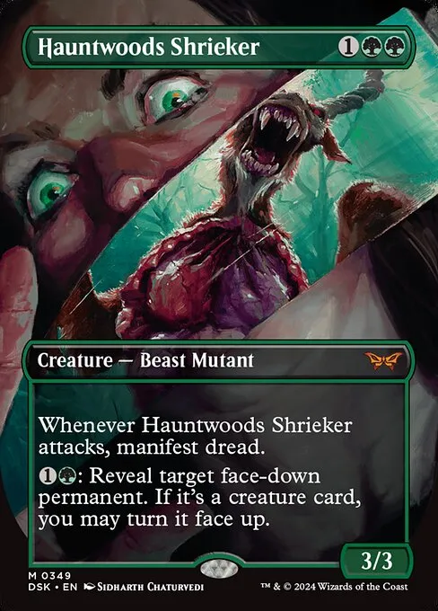 Hauntwoods Shrieker · Duskmourn: House of Horror 349/419
