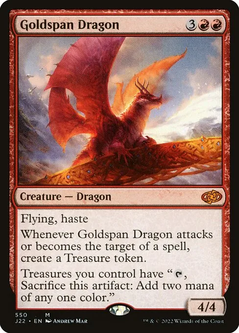 Goldspan Dragon · Jumpstart 2022 550/835