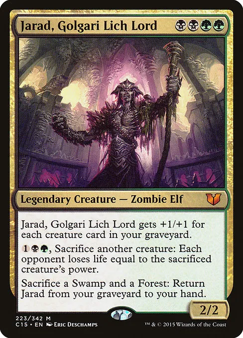 Jarad, Golgari Lich Lord · Commander 2015 223/342