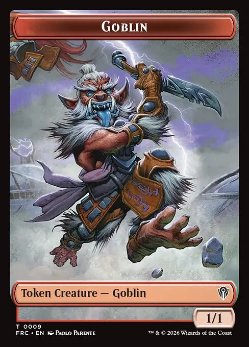Goblin · Reality Fracture Commander Tokens 9/1