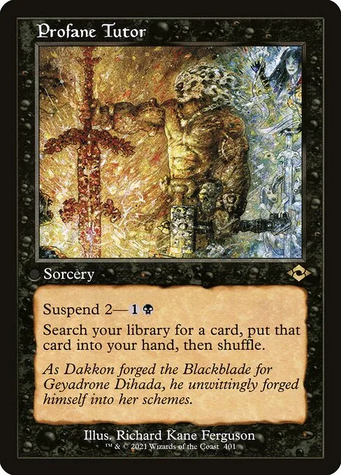 Profane Tutor · Modern Horizons 2 401/493