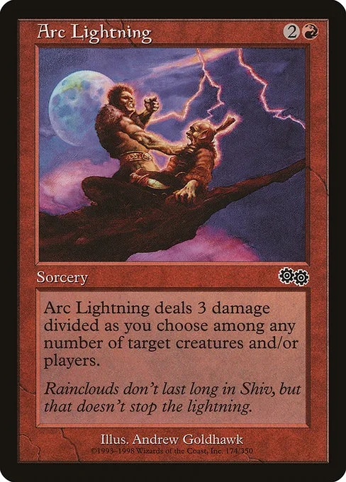Arc Lightning · Urza's Saga 174/357