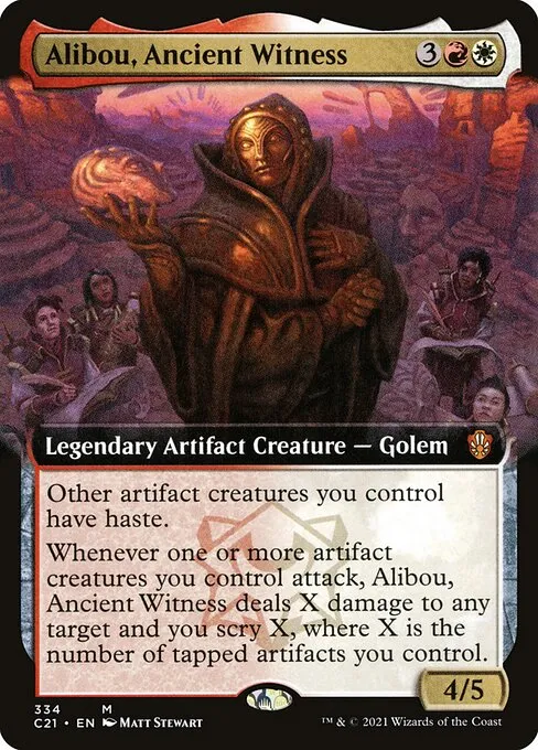 Alibou, Ancient Witness · Commander 2021 334/409