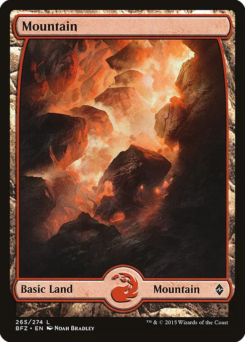 Mountain · Battle for Zendikar 265/299