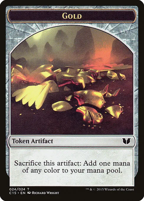 Gold · Commander 2015 Tokens 24/25