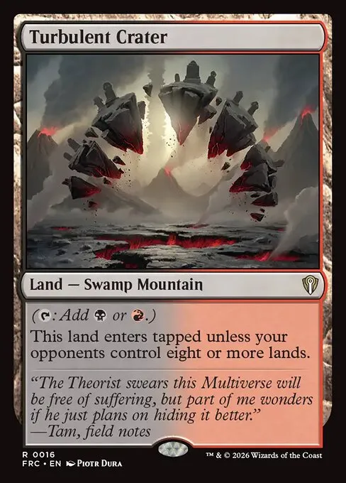 Turbulent Crater · Reality Fracture Commander 16/2