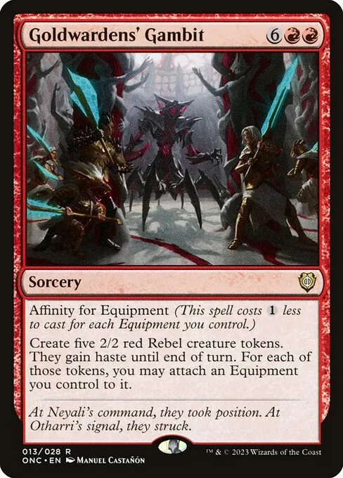 Goldwardens' Gambit · Phyrexia: All Will Be One Commander 13/174