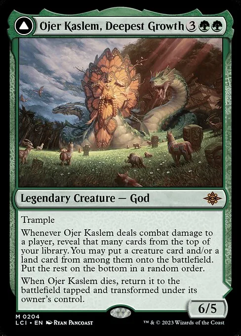 Ojer Kaslem, Deepest Growth // Temple of Cultivation · The Lost Caverns of Ixalan 204/416