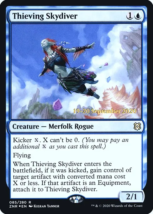 Thieving Skydiver · Zendikar Rising Promos 85s/153