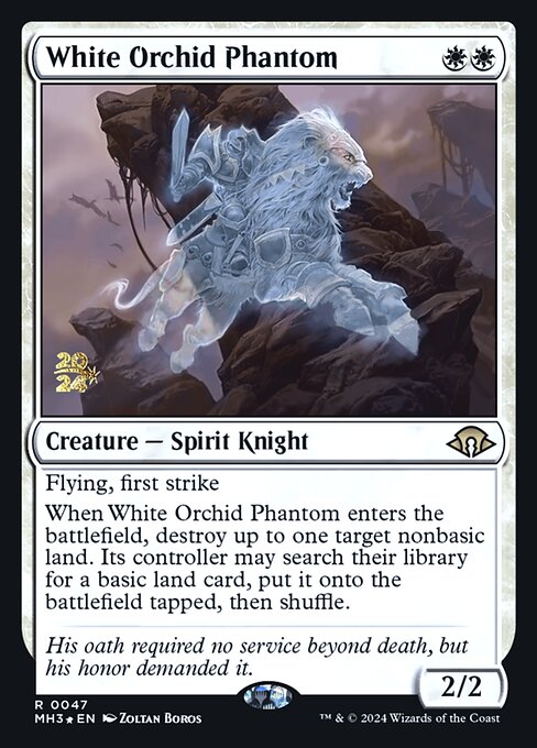 White Orchid Phantom · Modern Horizons 3 Promos 47s/92