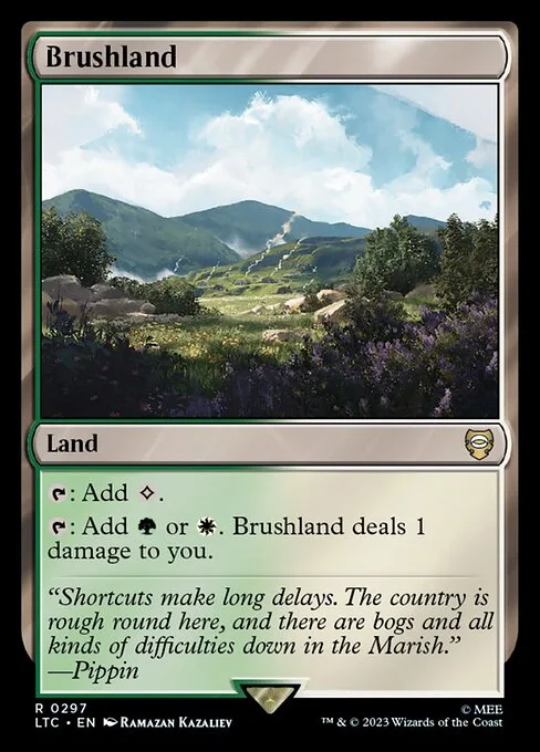 Brushland · Tales of Middle-earth Commander 297/591