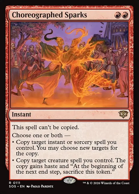 Choreographed Sparks · Secrets of Strixhaven 111/368