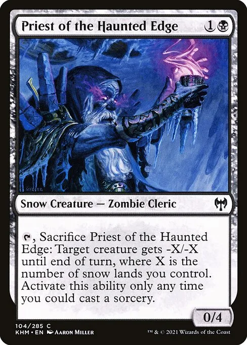 Priest of the Haunted Edge · Kaldheim 104/425