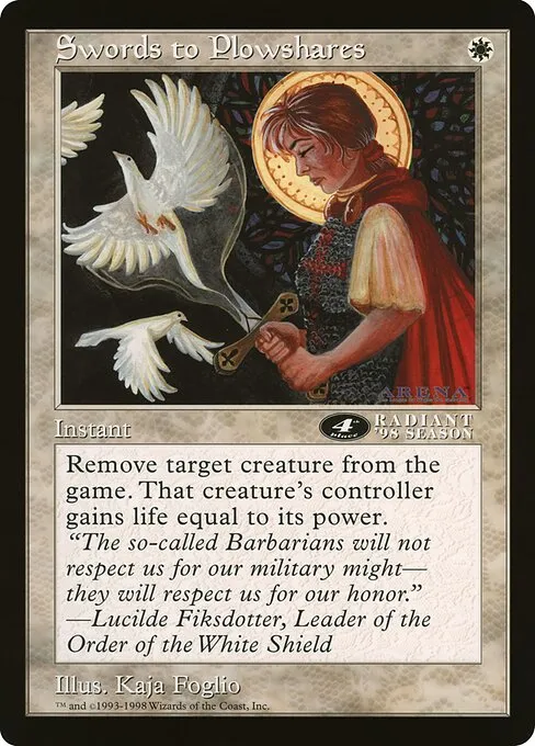 Swords to Plowshares · Oversized League Prizes 45/83