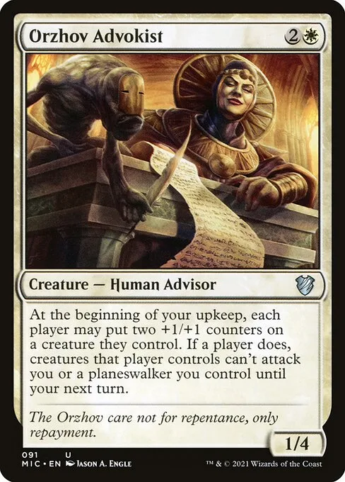 Orzhov Advokist · Midnight Hunt Commander 91/187