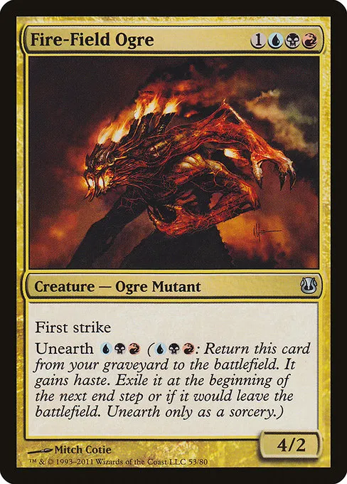 Fire-Field Ogre · Duel Decks: Ajani vs. Nicol Bolas 53/80