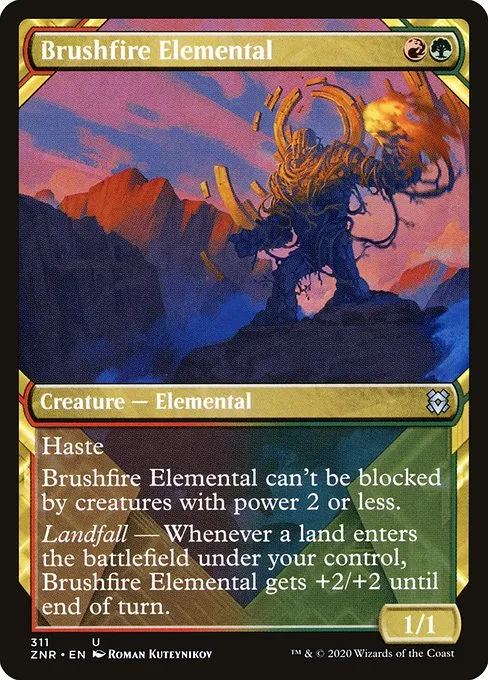 Brushfire Elemental · Zendikar Rising 311/407