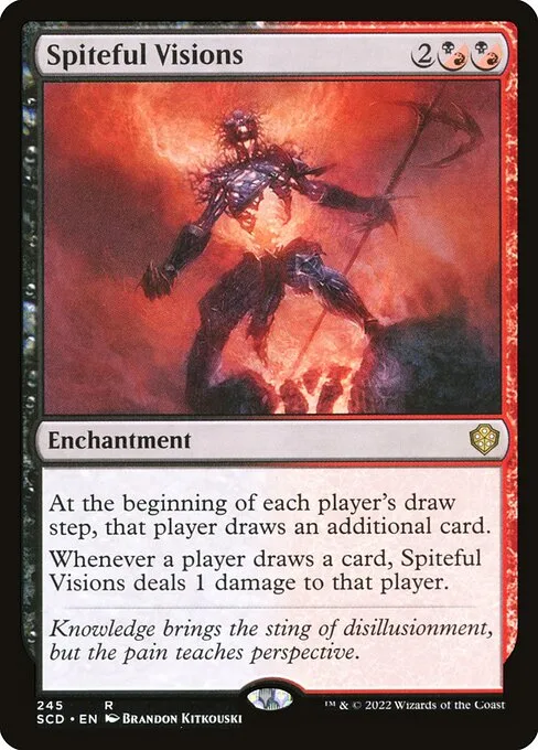 Spiteful Visions · Starter Commander Decks 245/352