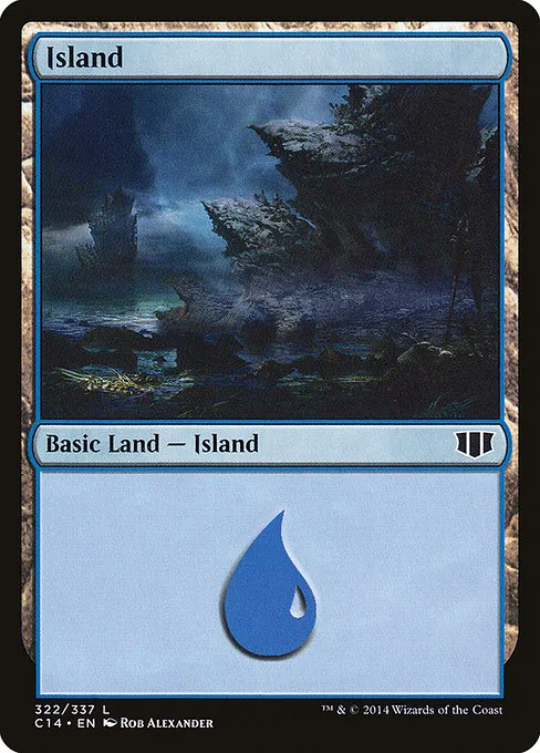 Island · Commander 2014 322/337