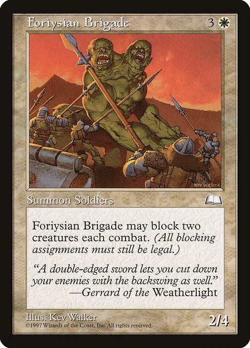 Foriysian Brigade · Weatherlight 14/167