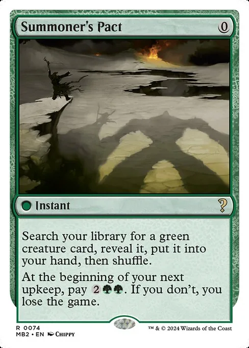 Summoner's Pact · Mystery Booster 2 74/385