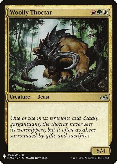 Woolly Thoctar · The List MM3-203/5050