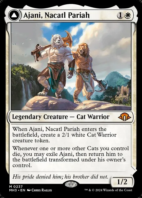 Ajani, Nacatl Pariah // Ajani, Nacatl Avenger · Modern Horizons 3 237/528