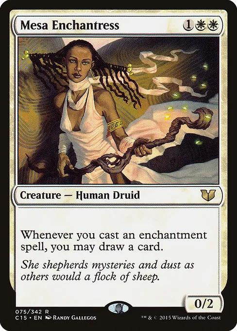 Mesa Enchantress · Commander 2015 75/342