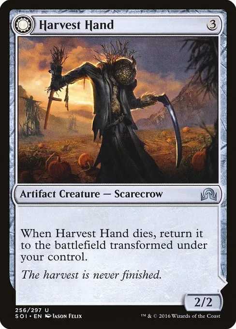 Harvest Hand // Scrounged Scythe · Shadows over Innistrad 256/302