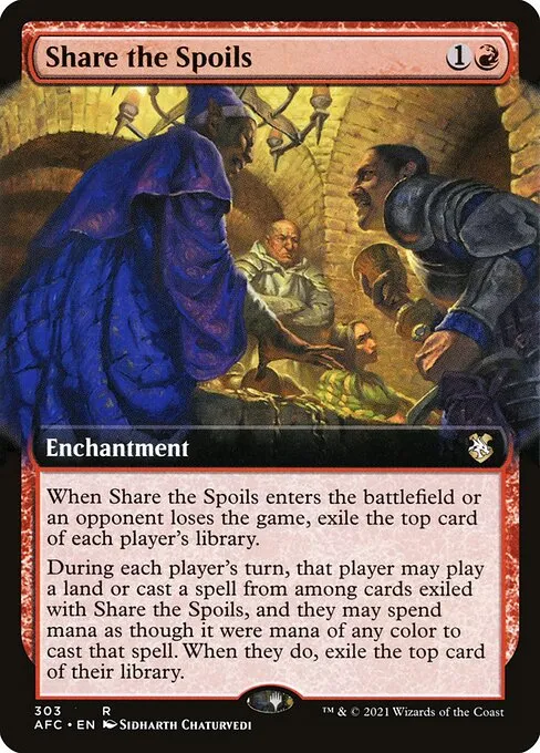 Share the Spoils · Forgotten Realms Commander 303/331