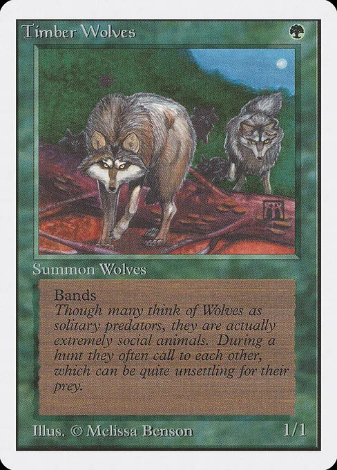 Timber Wolves · Unlimited Edition 220/302