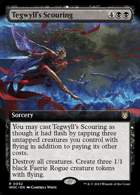 Tegwyll's Scouring · Wilds of Eldraine Commander 52/173