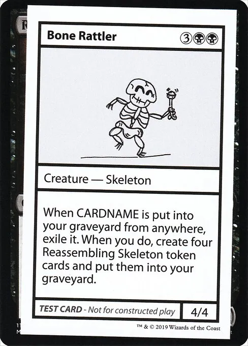 Bone Rattler · Mystery Booster Playtest Cards 2021 35/121